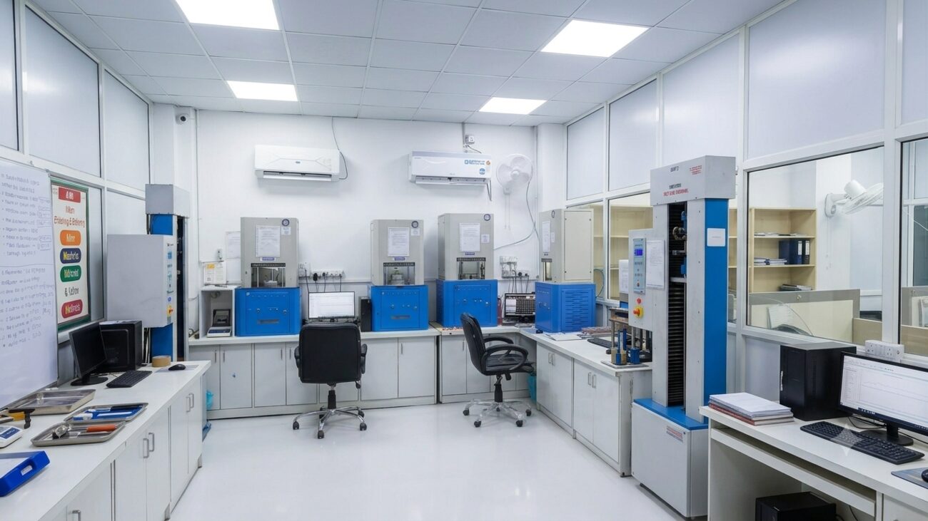 Quality Assurance laboratory at Nirmaan (CSE 1)