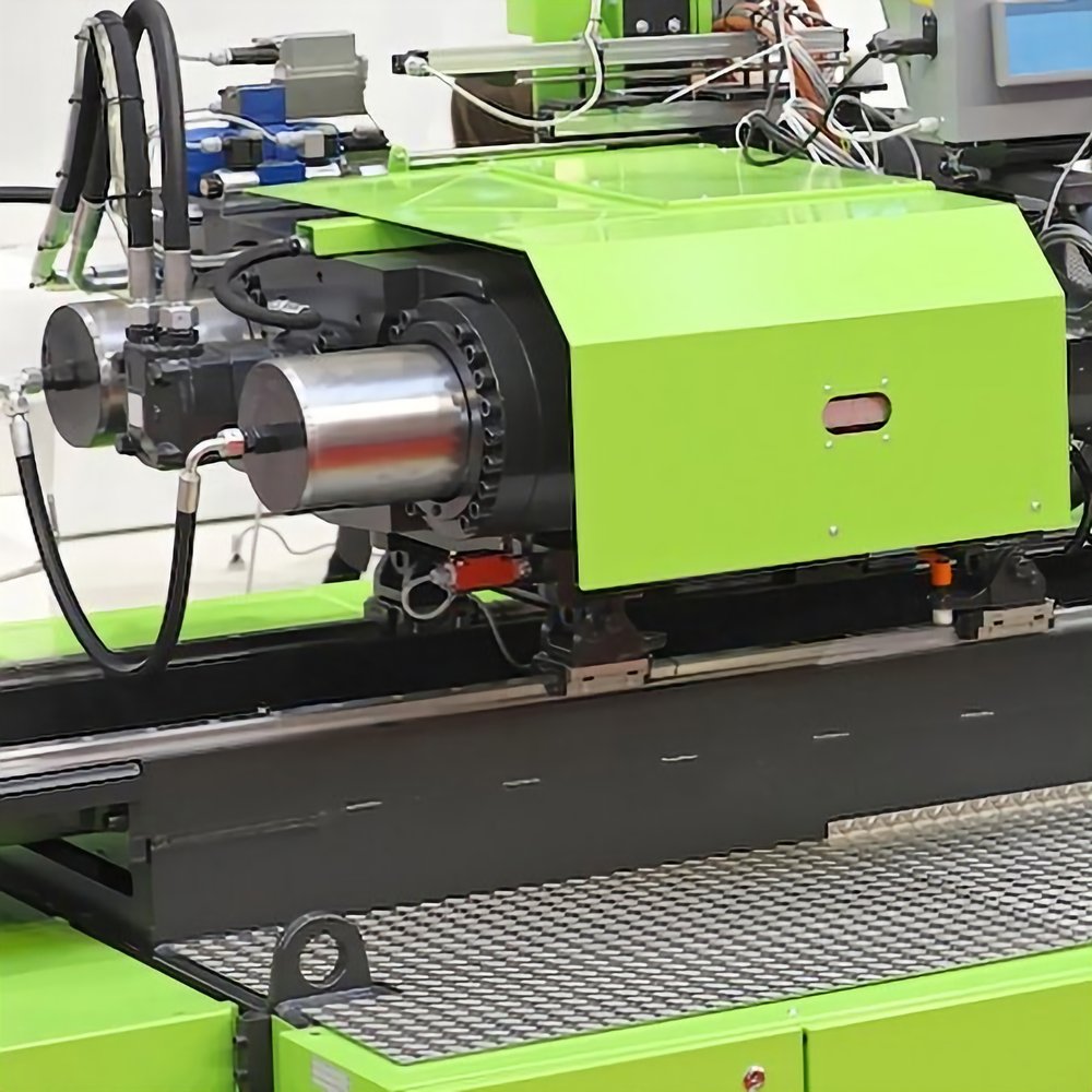 Injection molding support