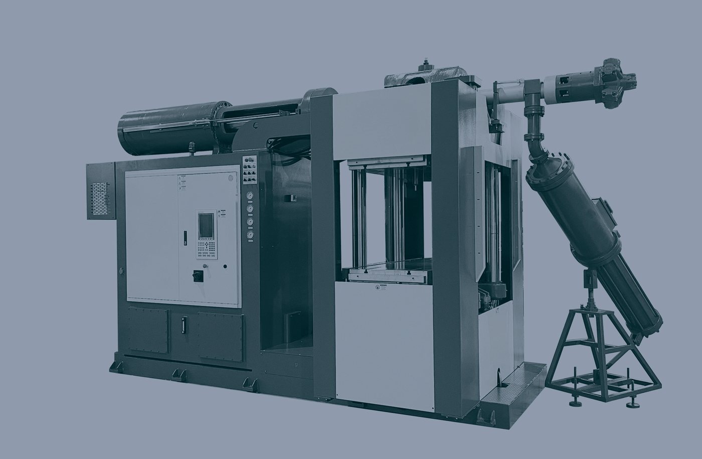 Injection moulding machine on the production floor